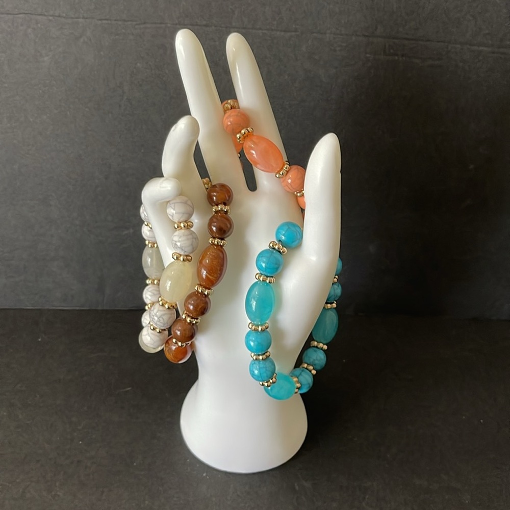 Beaded Stackable Bracelet Bundle - image 4